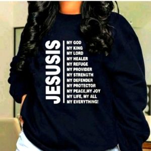 NWT Jesus Sweatshirt